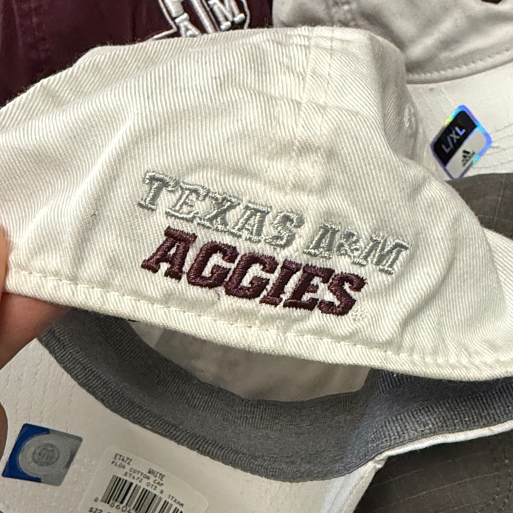 Texas A&M Cap Collection - Maroon, Gray, and White - Picture 6 of 7